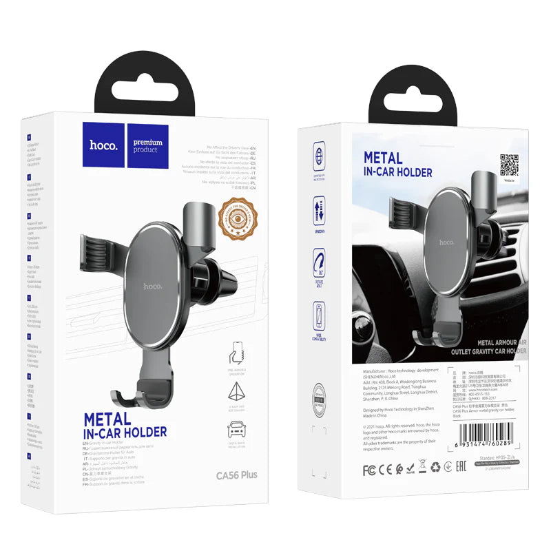 HOCO CA56 Plus Gravity Car Holder for Air Outlet