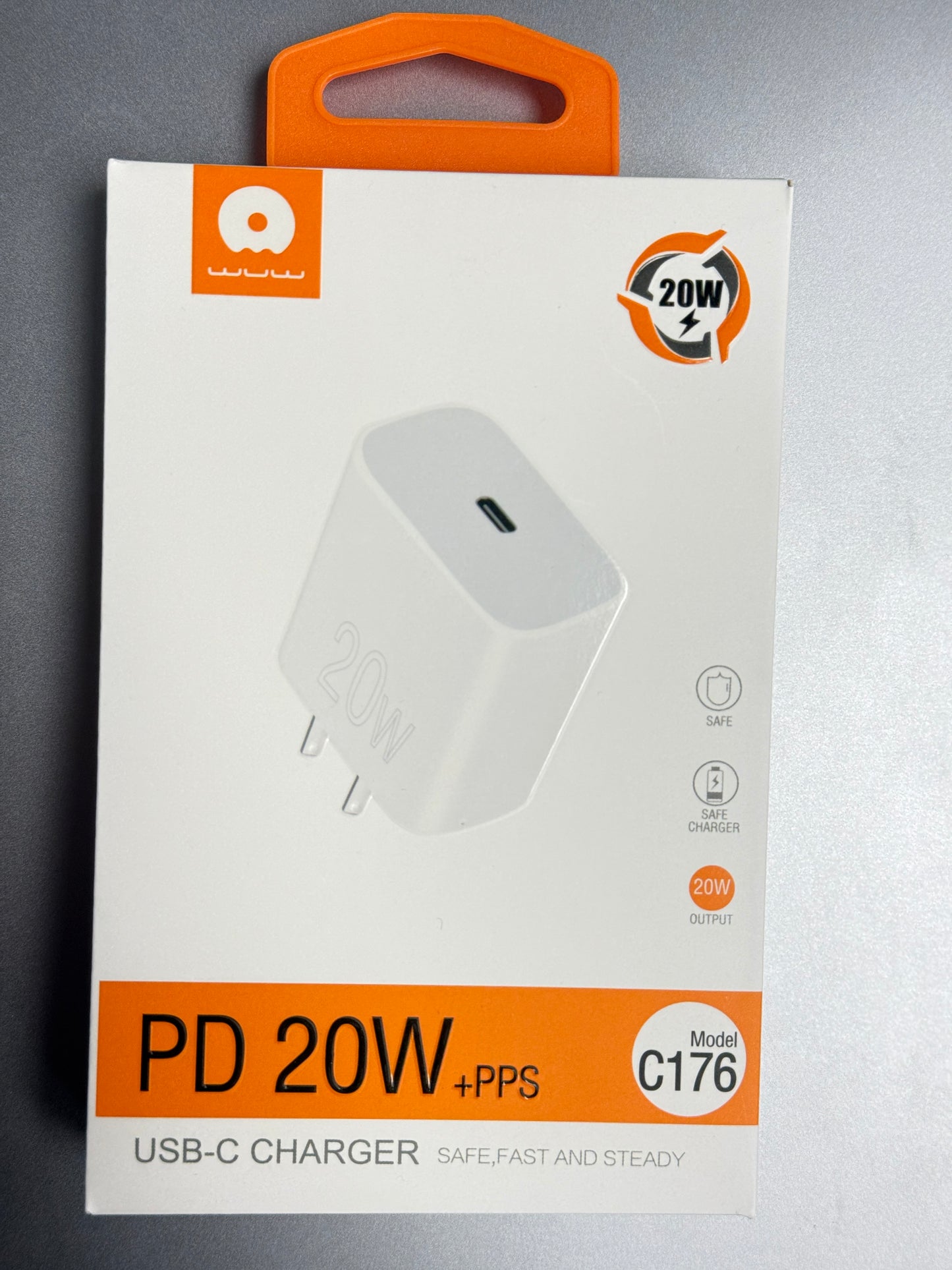 WUW PD20 W Single Port Charger 