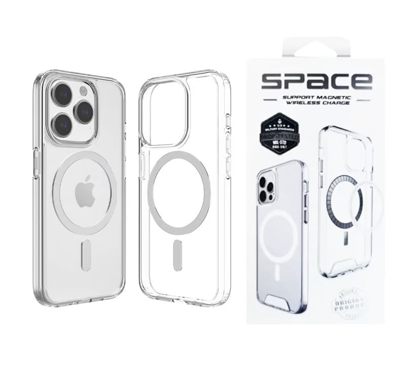 SPACE Magsafe Clear case for Apple iPhone