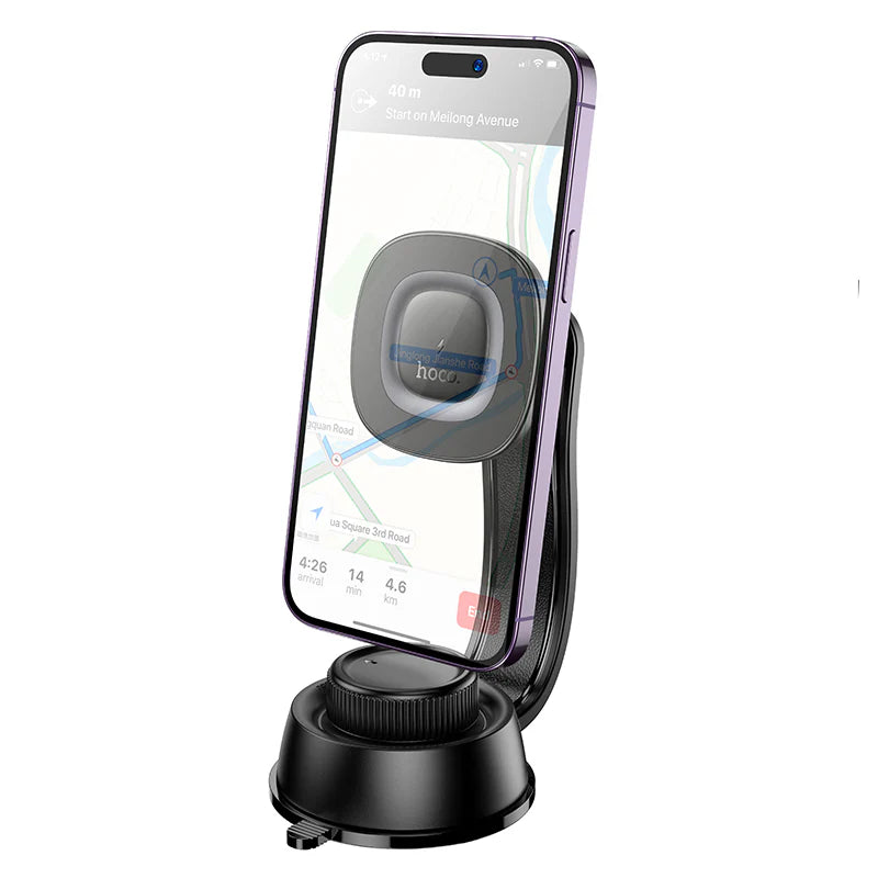 HOCO HW31 Wireless Charging Car Holder for Dashboard/Center Console