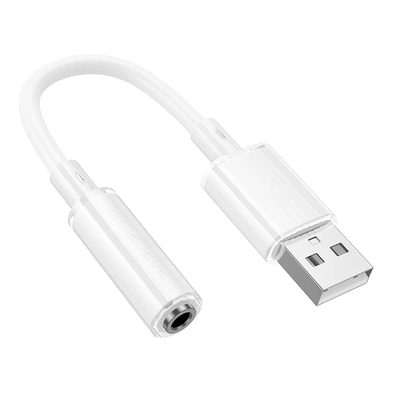 HOCO BOROFONE BV22 Adapter USB-A to 3.5mm Female Audio Converter 15cm