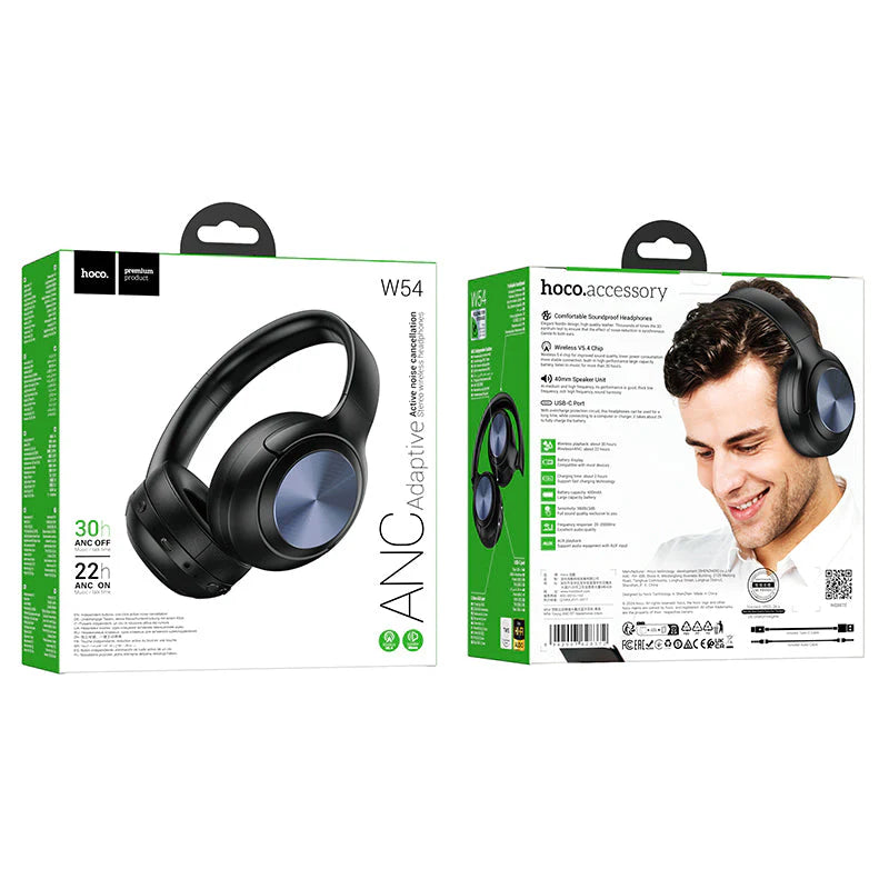 HOCO W54 ANC Bluetooth Headphones