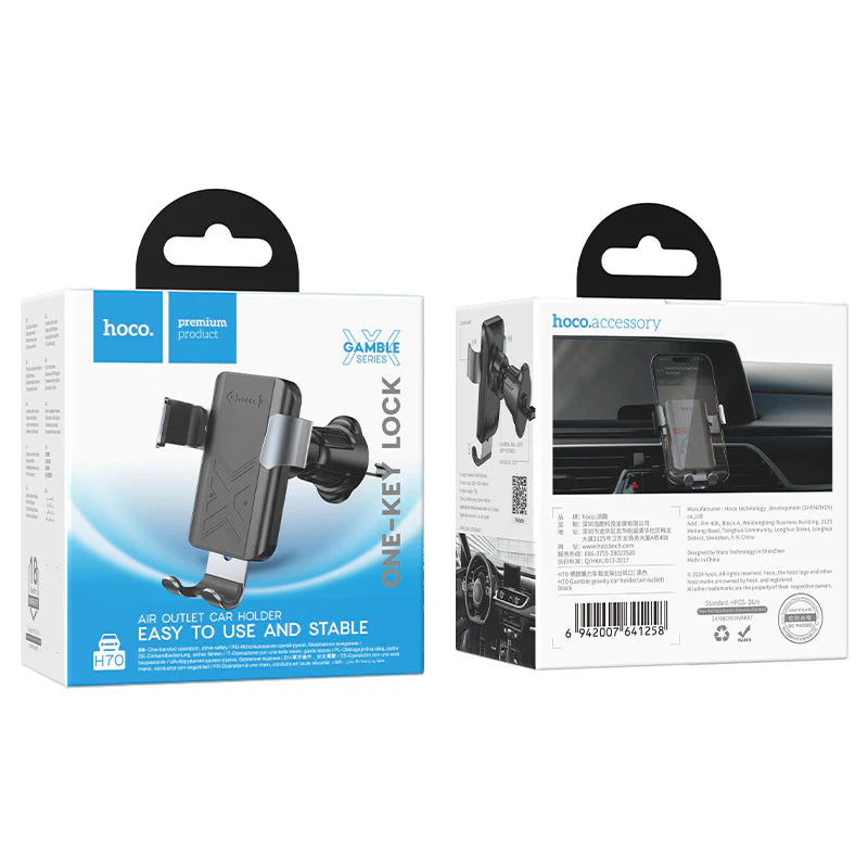 HOCO H70 Gravity Car Holder for Air Outlet