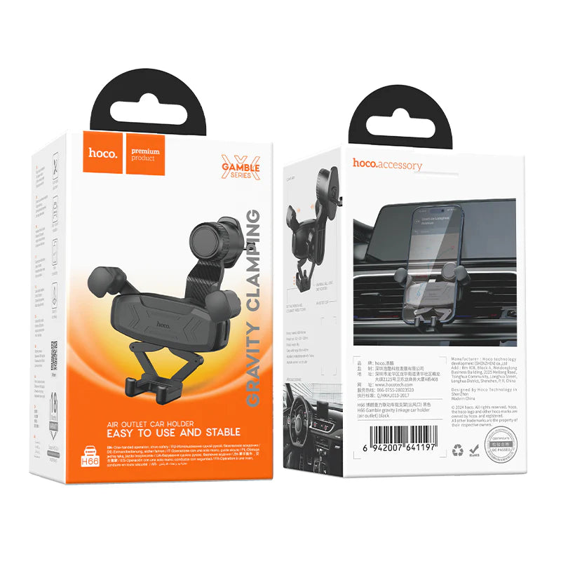 HOCO H66 Gravity Car Holder for Air Outlet