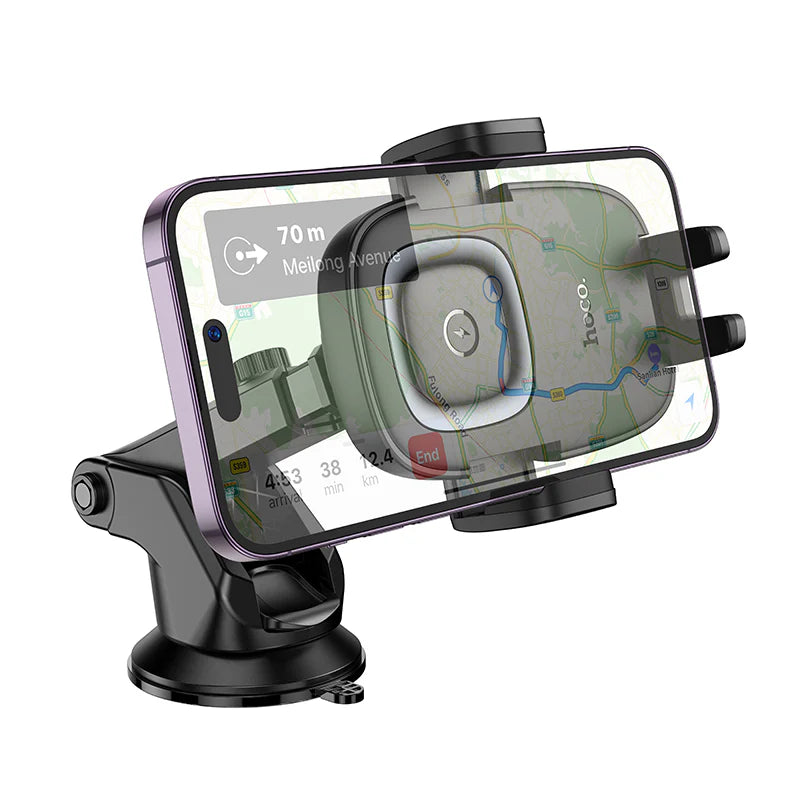 HOCO HW32 Wireless Charging Car Holder for Dashboard/Center Console