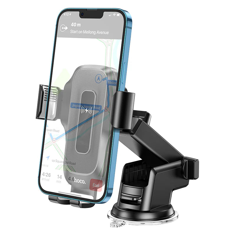 HOCO HW3 Wireless Charging Car Holder for Dashboard