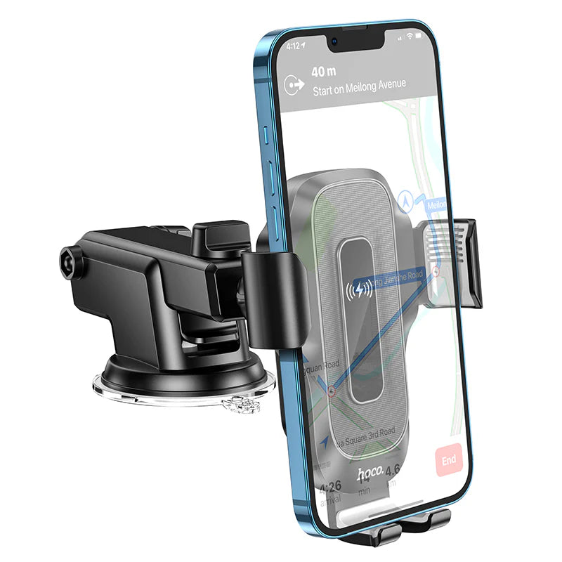 HOCO HW3 Wireless Charging Car Holder for Dashboard