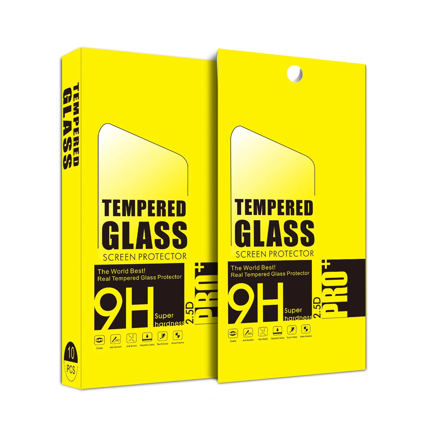 Privacy Tempered Glass Screen Protector for Apple Devices 10 sheets