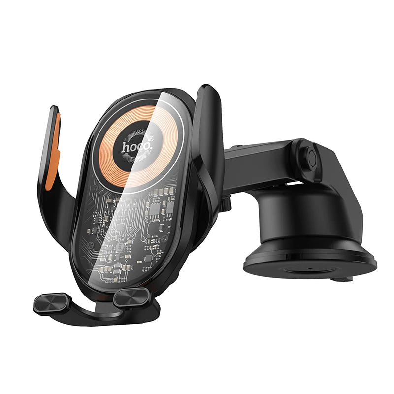 HOCO HW34 3-Axis Linkage Wireless Charging Car Holder for Dashboard/Center Console