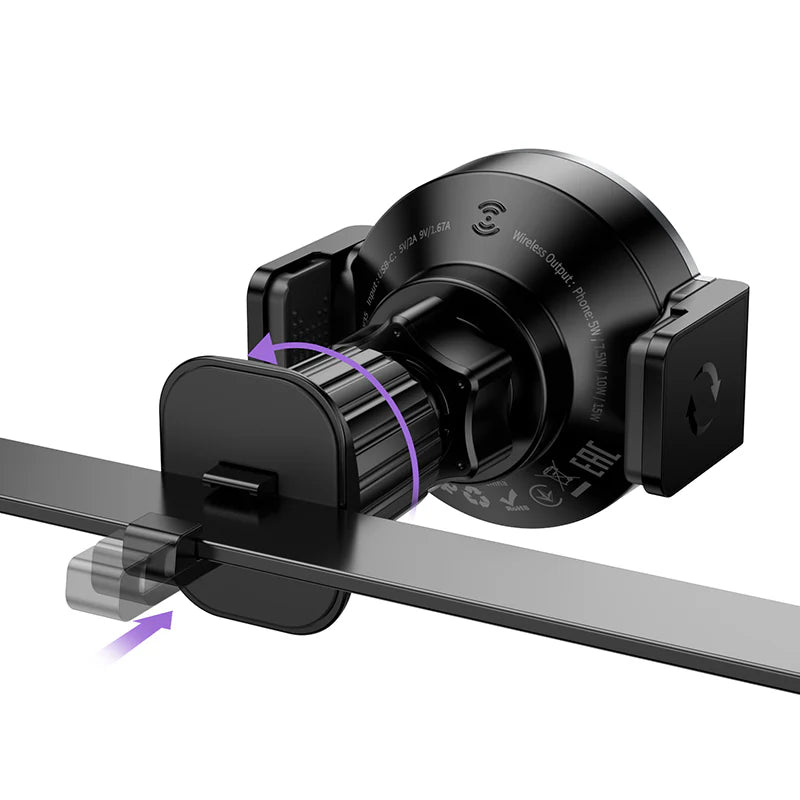 HOCO HW35 Wireless Charging Car Holder for Air Outlet