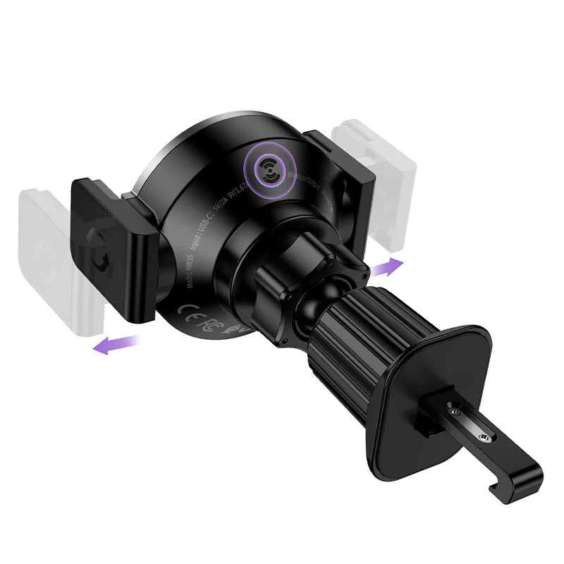 HOCO HW35 Wireless Charging Car Holder for Air Outlet